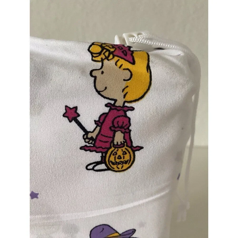 Peanuts Snoopy Charlie Brown Halloween Costumes FULL‎ Size Sheet Set NEW